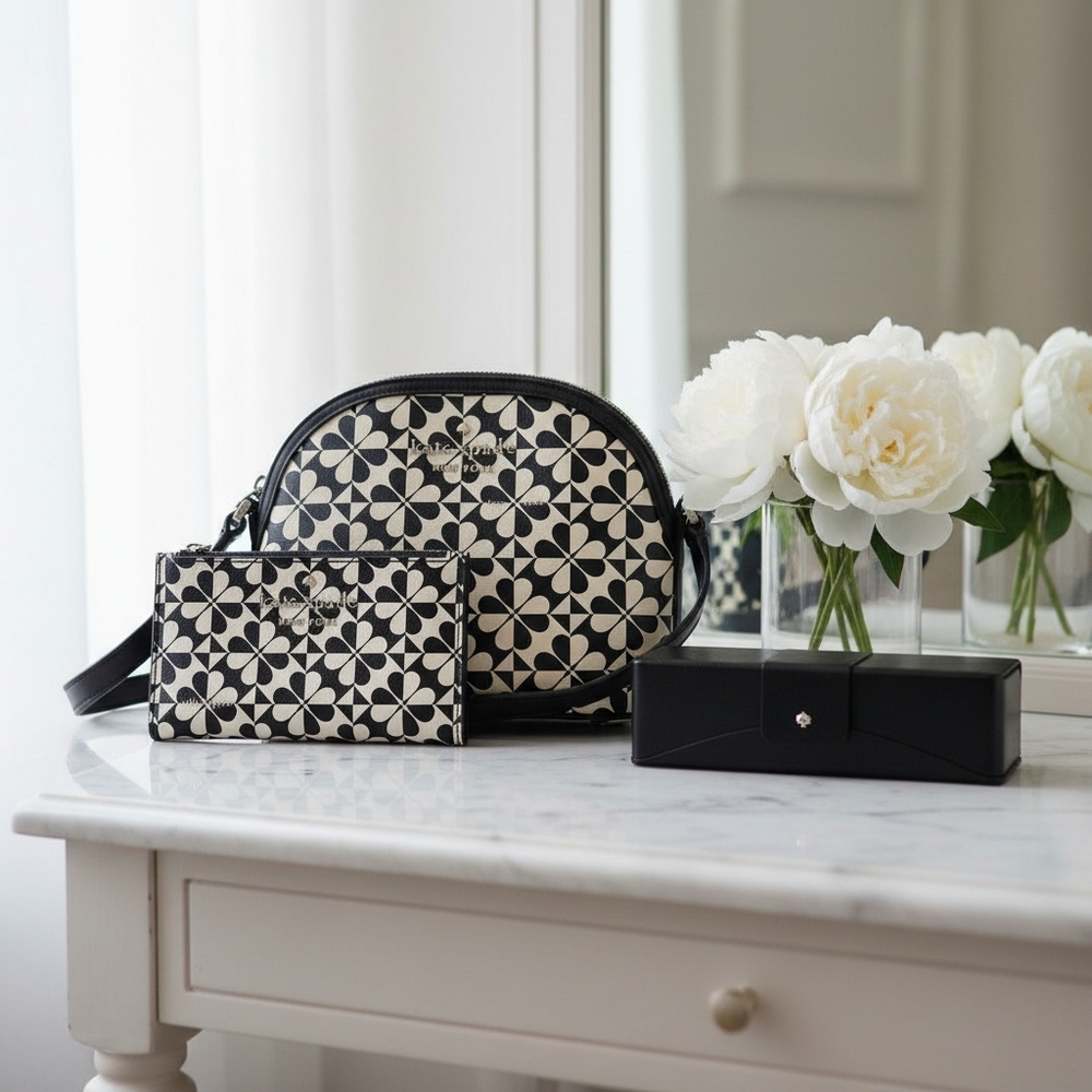 Kate Spade Crossbody And Matching Wallet Like New Condition